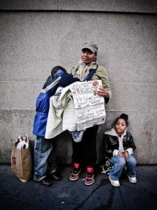 Homeless Family